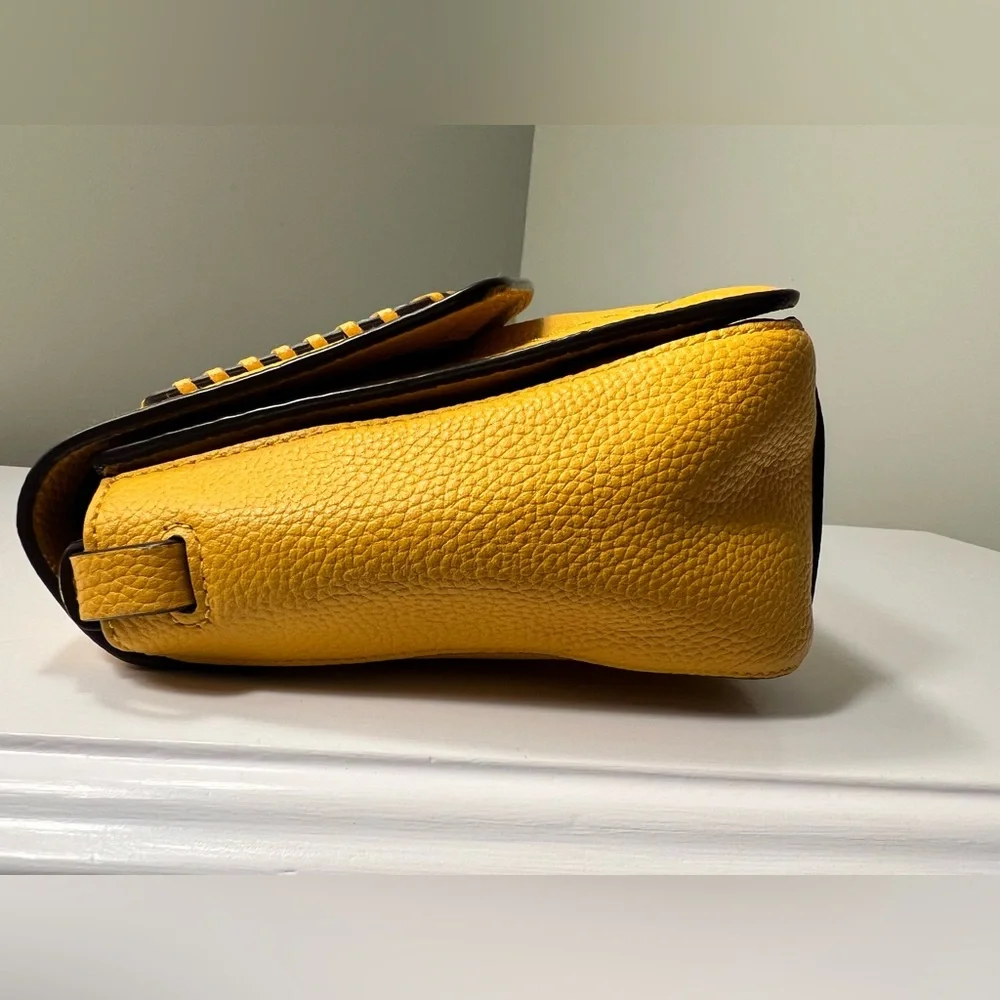 Kate Spade Mustard Yellow Leather Crossbody Bag